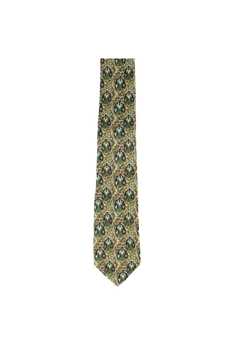 Shall We Dance Silk Novelty Necktie, Alternate, color, Green