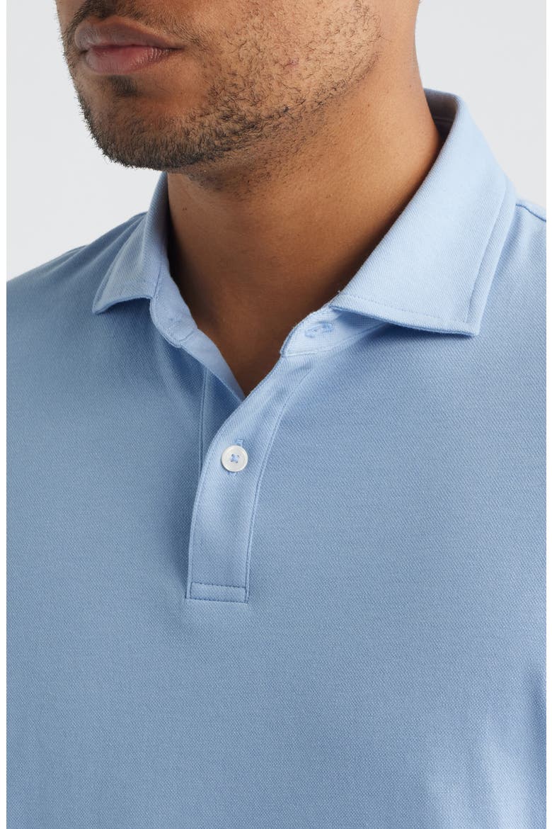 Eagle Stretch Cotton Polo, Alternate, color, LAKESIDE