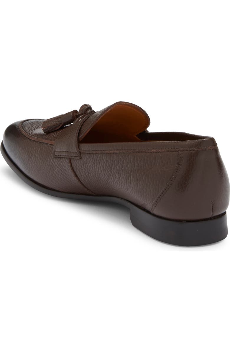 Magnanni Tavarez Tassel Loafer, Alternate, color, Mid Brown Pebble