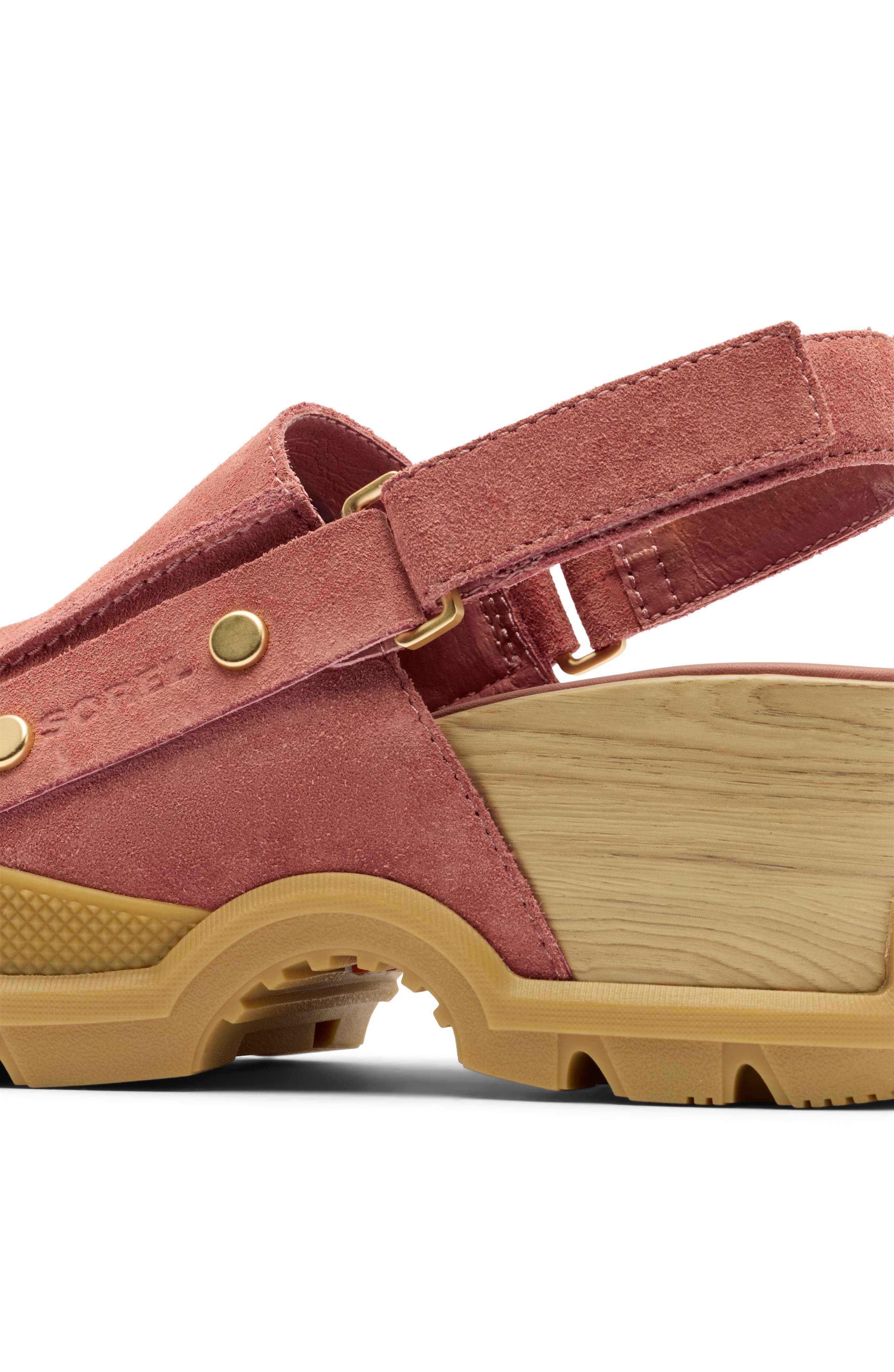 SOREL ROAM'N RBR Clog, Alternate, color, Sandy Clay/ Gum