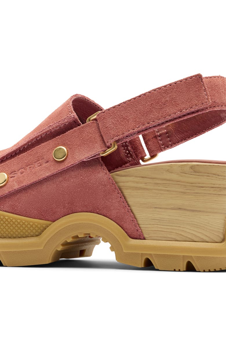 SOREL ROAM'N RBR Clog, Alternate, color, Sandy Clay/ Gum