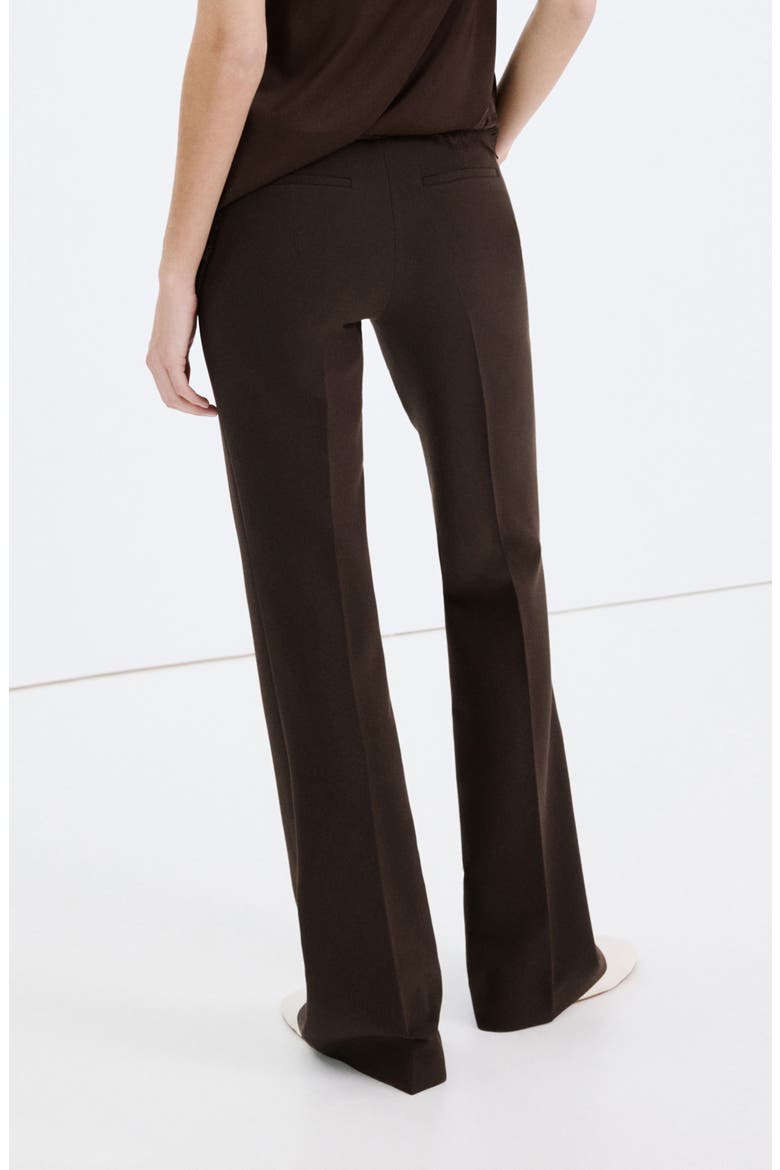 Mid Rise Flare Pants, Alternate, color, CHOCOLATE