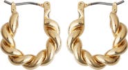 Panacea Twisted Huggie Hoop Earrings
