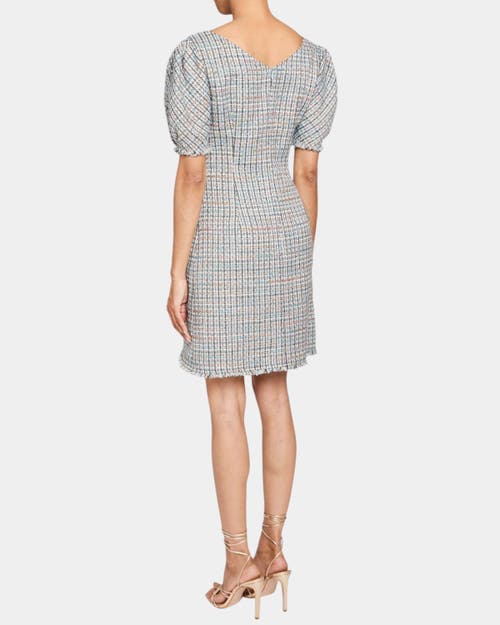 SANTORELLI SANTORELLI VIOLET A-LINE SHIFT DRESS WITH PUFF SLEEVES