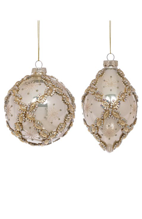 Vine Scroll Ornament, Box of 6