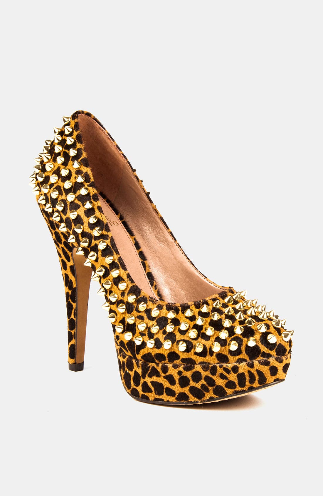 'Madelyn' Pump, Main, color, SPOTTED BROWN