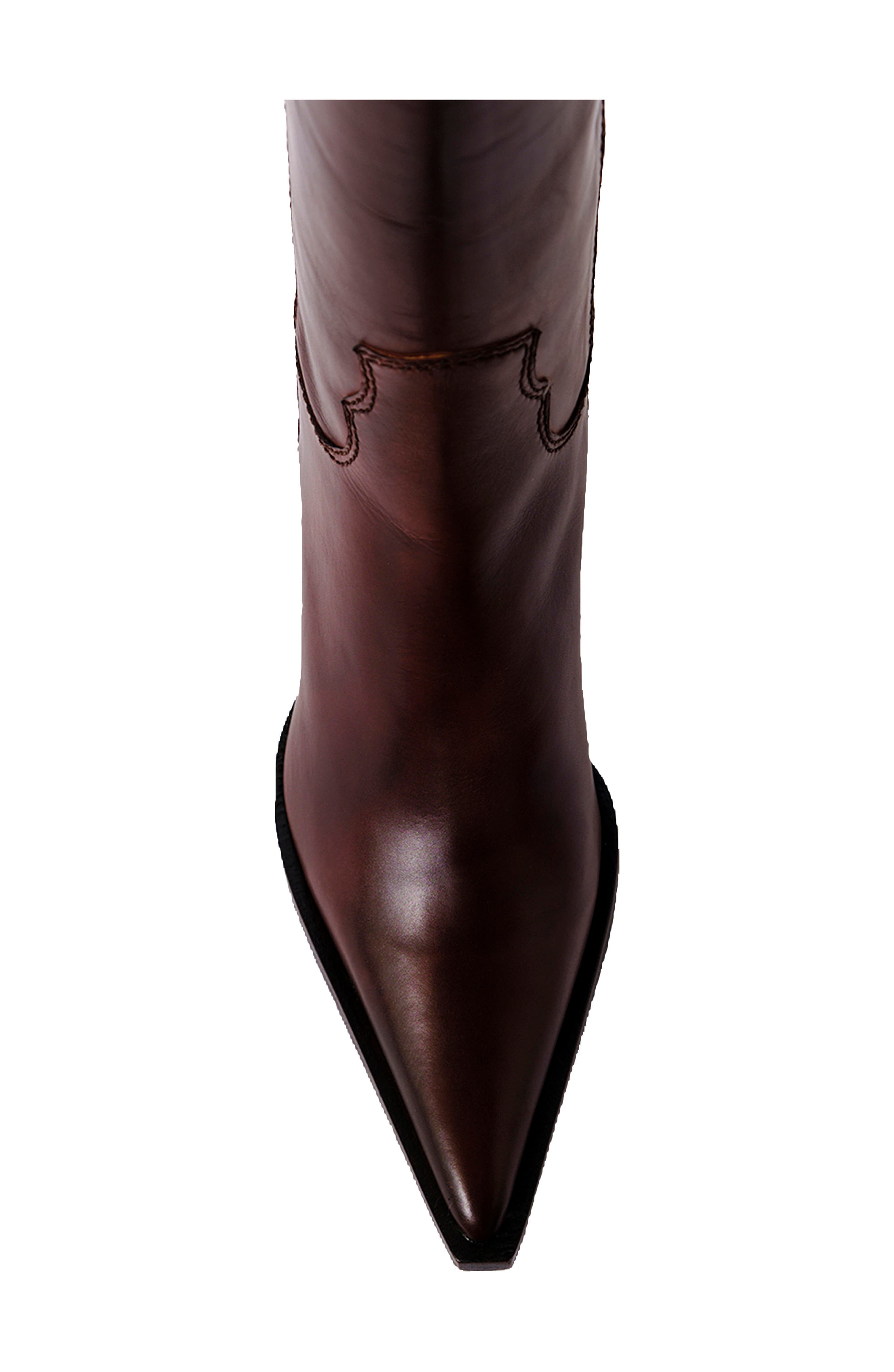 Copenhagen Knee High Boot, Alternate, color, FUDGESICLE LEATHER