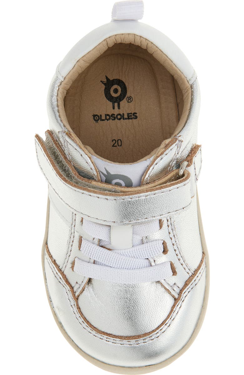 OLD SOLES Kids' 8083 Retro Sneaker, Alternate, color, Silver / Snow