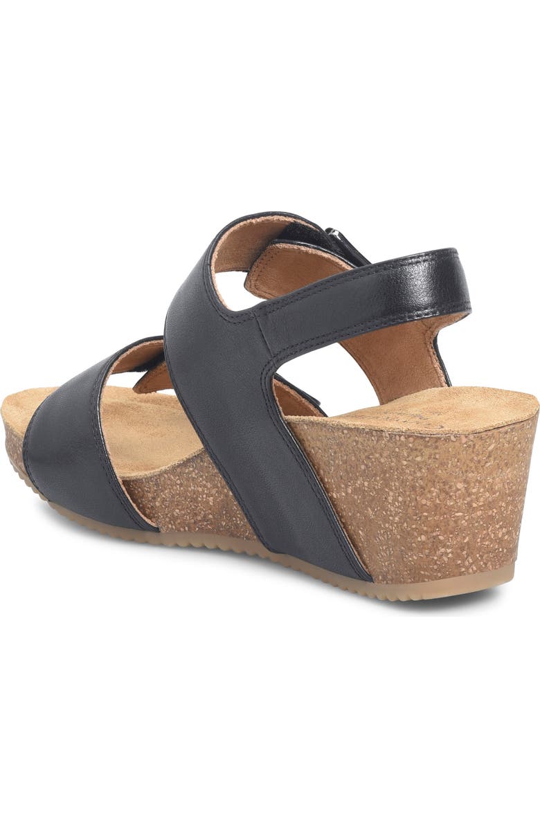 Comfortiva Erlina Wedge Sandal, Alternate, color, Black