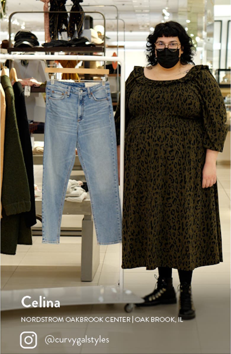 rag & bone Nina High Waist Ankle Cigarette Jeans, sales video thumbnail