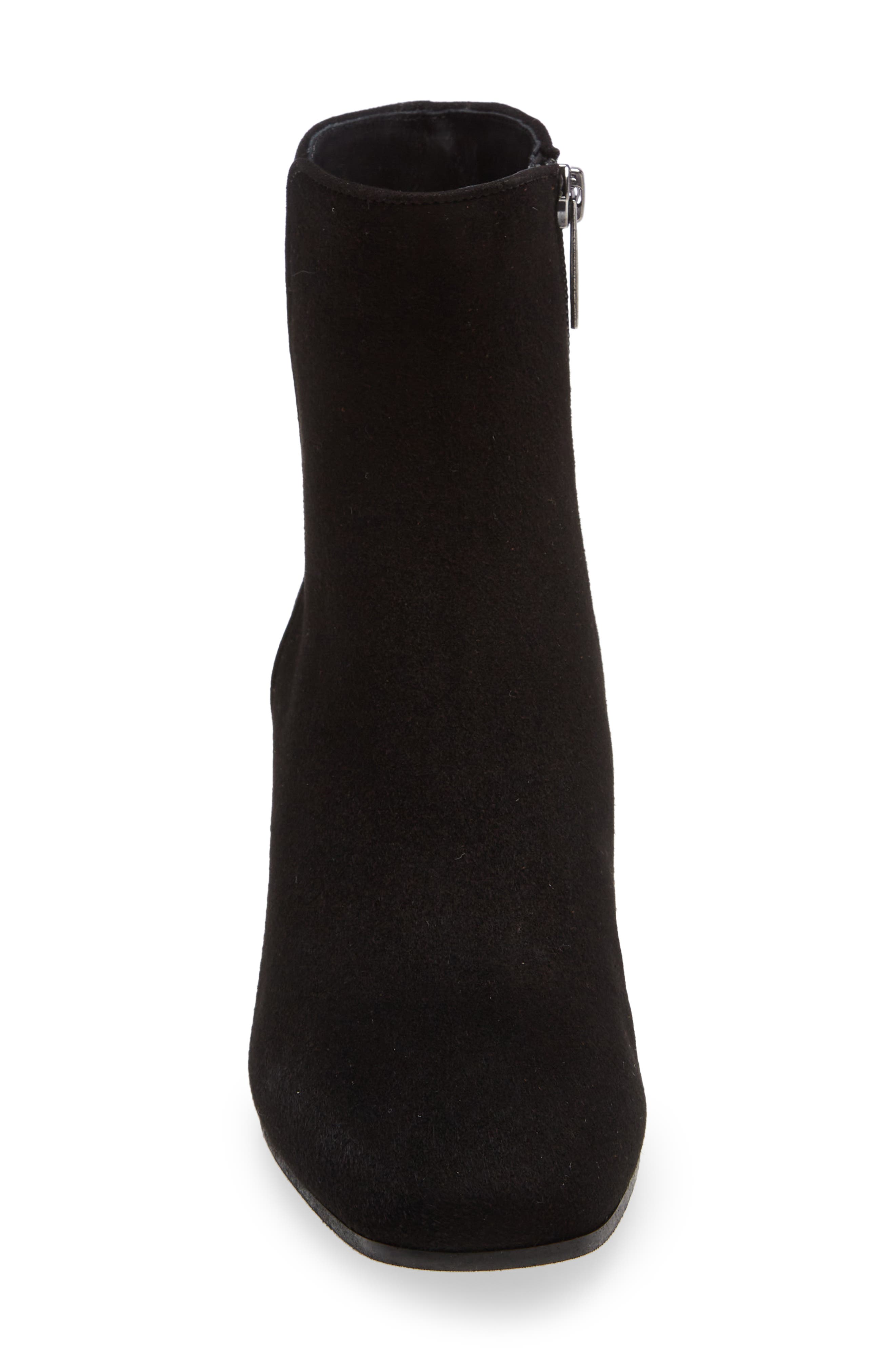Dalia Water Resistant Bootie, Alternate, color, BLACK
