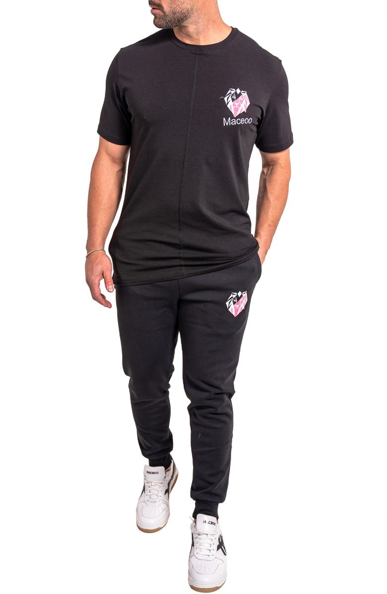 Maceoo Ascension 85 Cotton Blend Joggers, Alternate, color, Black