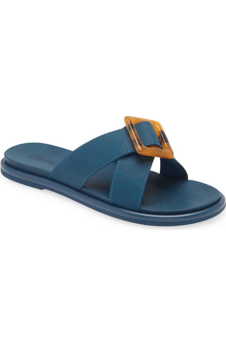 OluKai La'i Slide Sandal, Main, color, Lagoon / Lagoon