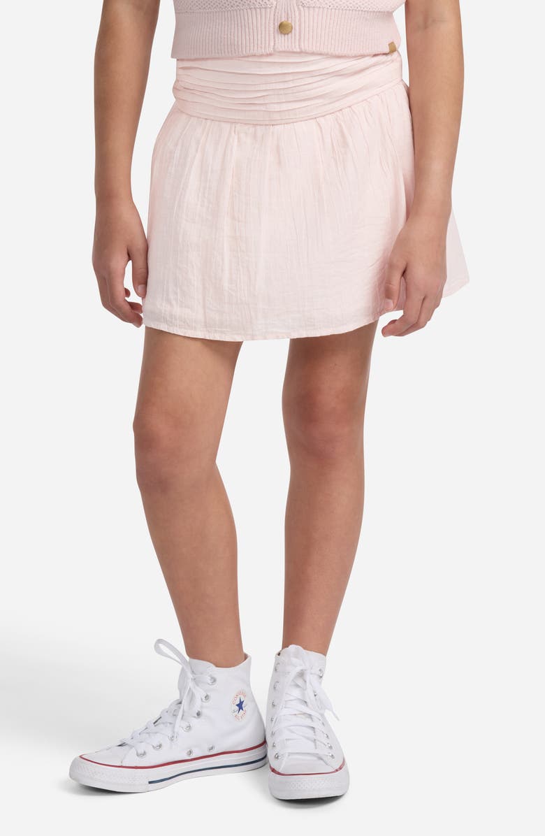 abercrombie kids Kids' Emerson High Waist Pleated Skort, Alternate, color, Mauve Chalk