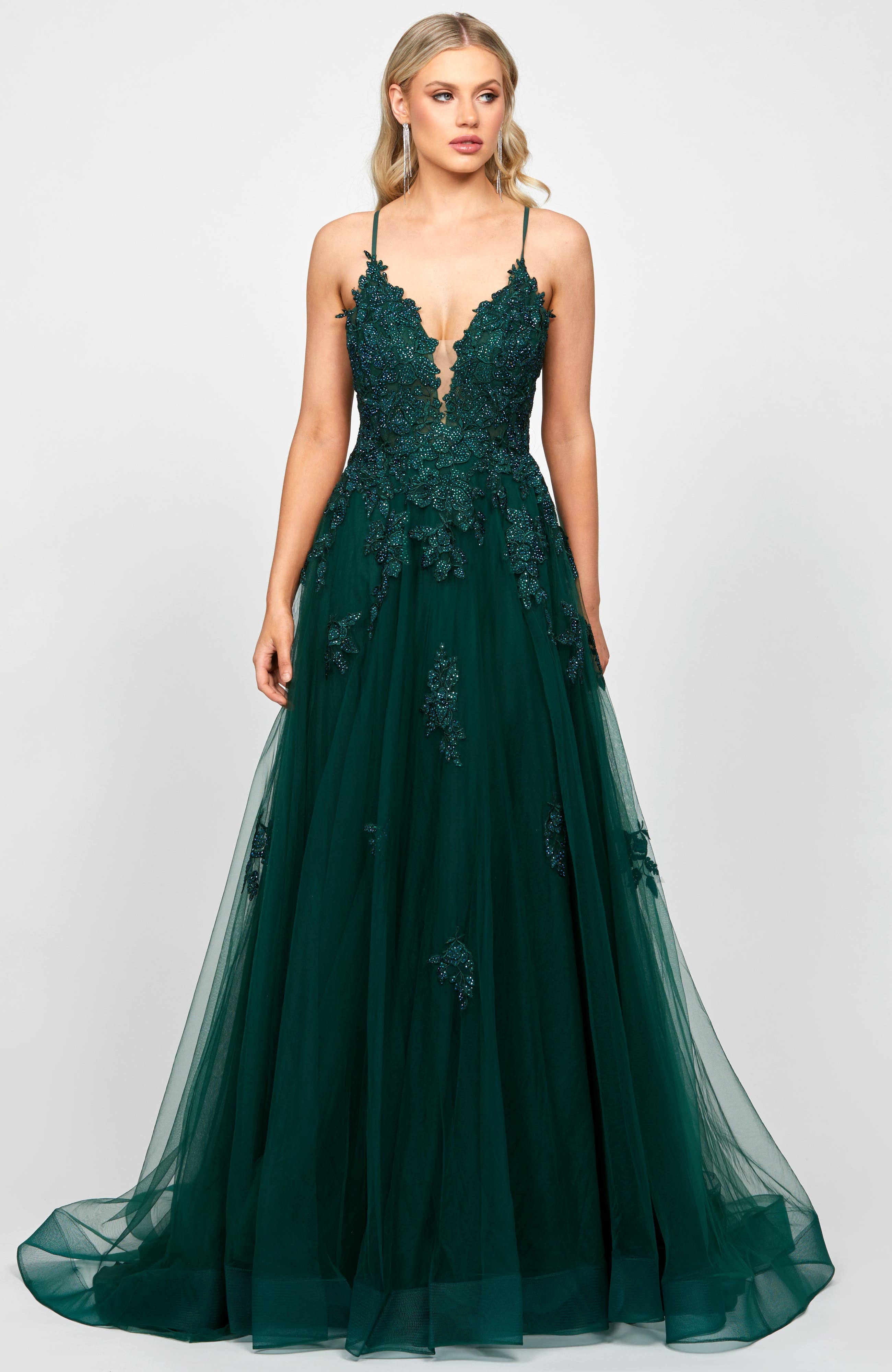 Alie Plunging Ball Gown - image 2