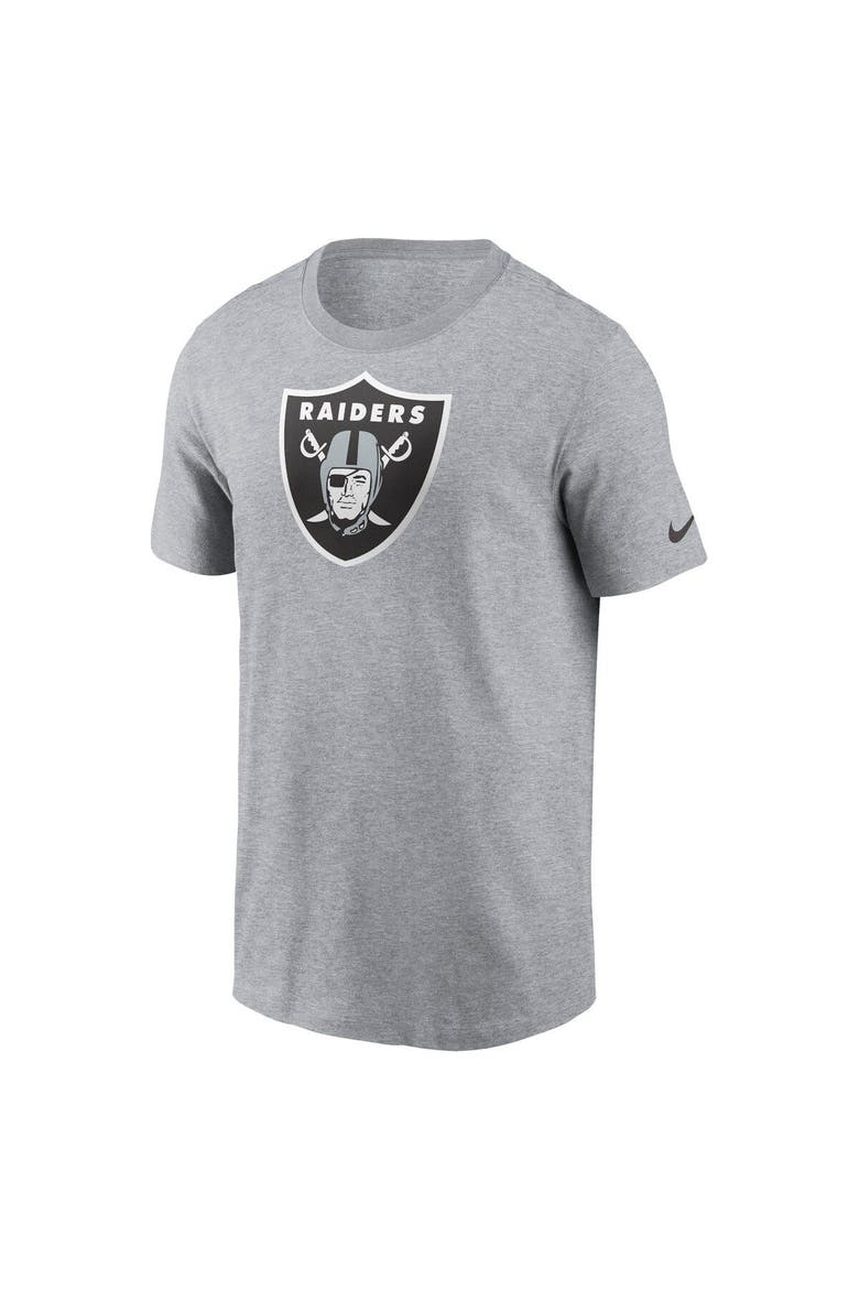 Men's Nike  Gray Las Vegas Raiders Logo Essential T-Shirt, Alternate, color, Gray