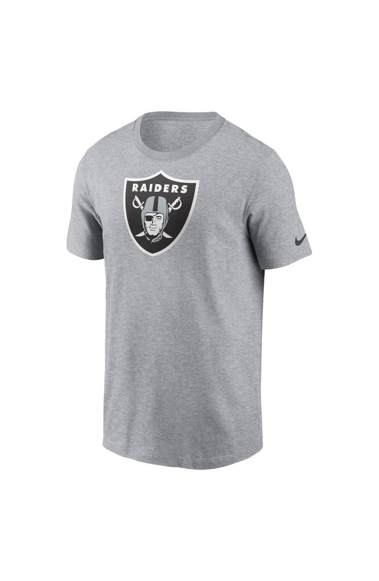 Nike Men's Nike Gray Las Vegas Raiders Logo Essential T-Shirt, Alternate, color, Gray