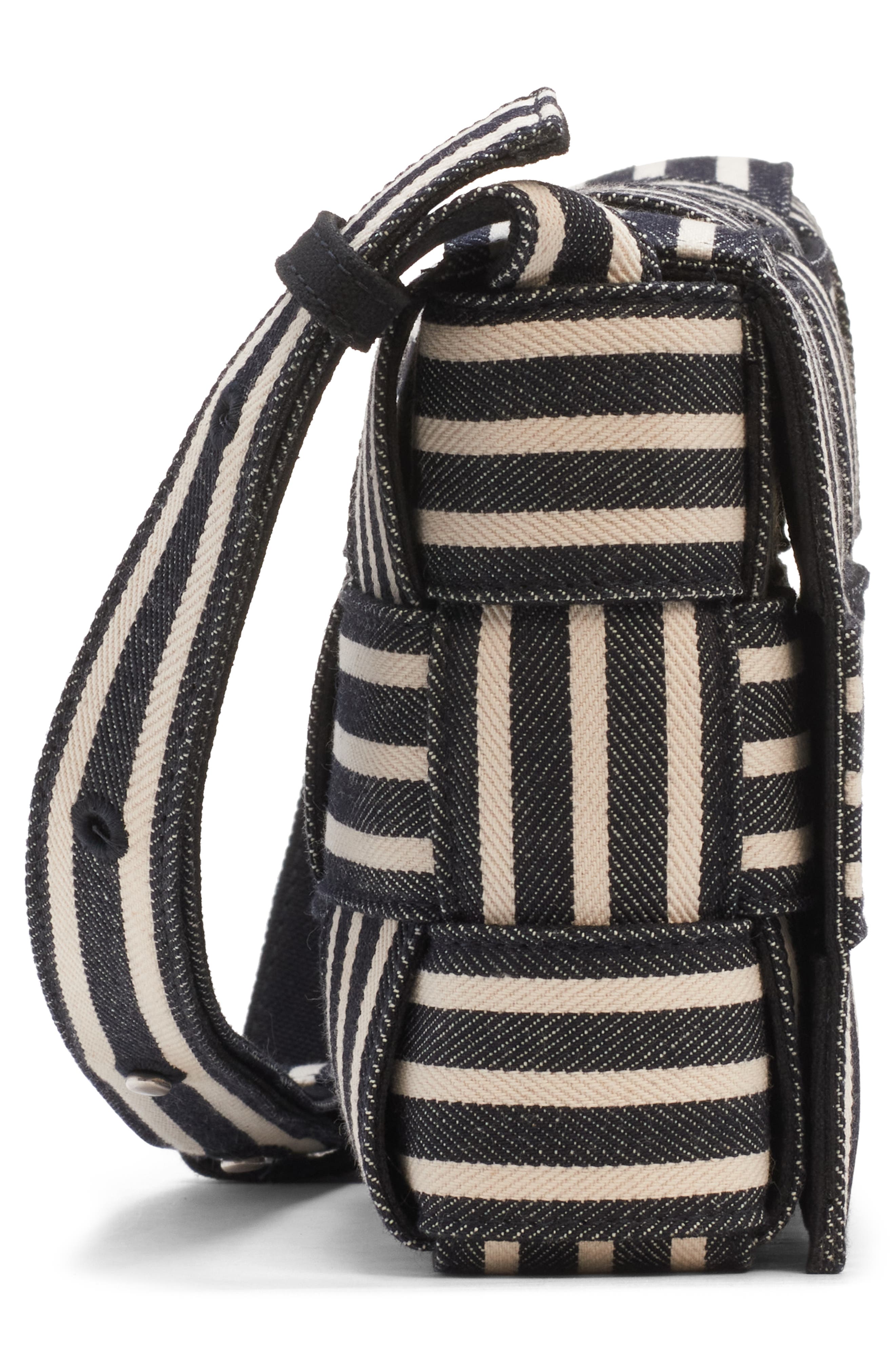 Bottega Veneta Medium Cassette Intrecciato Denim Shoulder Bag, Alternate, color, 