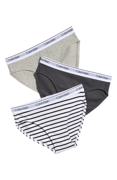 Kids' 3-Pack Cotton Rib Panties