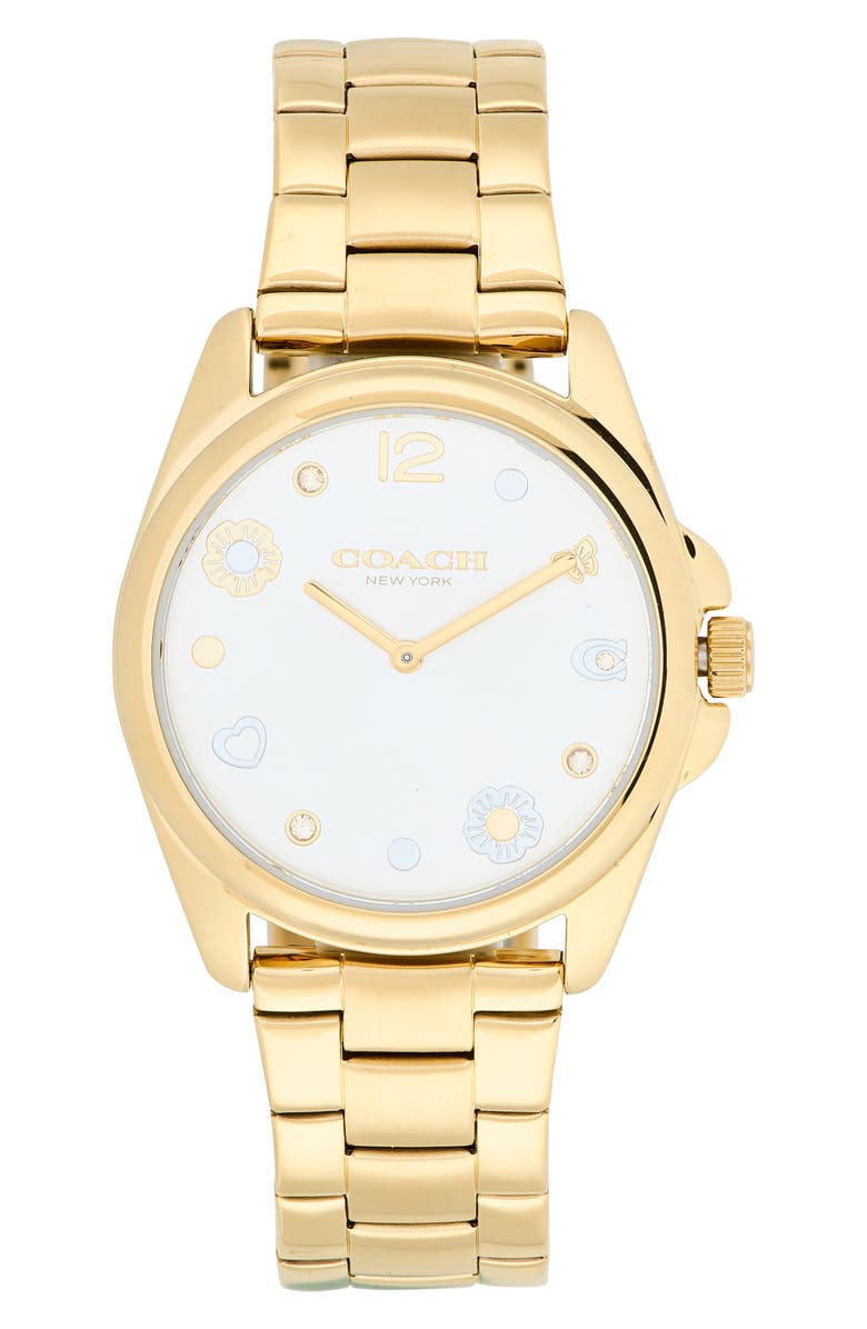COACH Greyson Bracelet Watch, 36mm, Main, color, 
