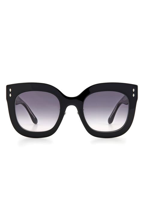 52mm Cat Eye Sunglasses