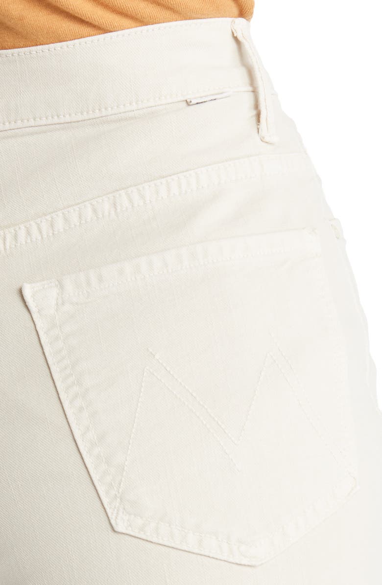 MOTHER Tunnel Vision Sneak Super High Waist Loose Fit Jeans, Alternate, color, Pristine