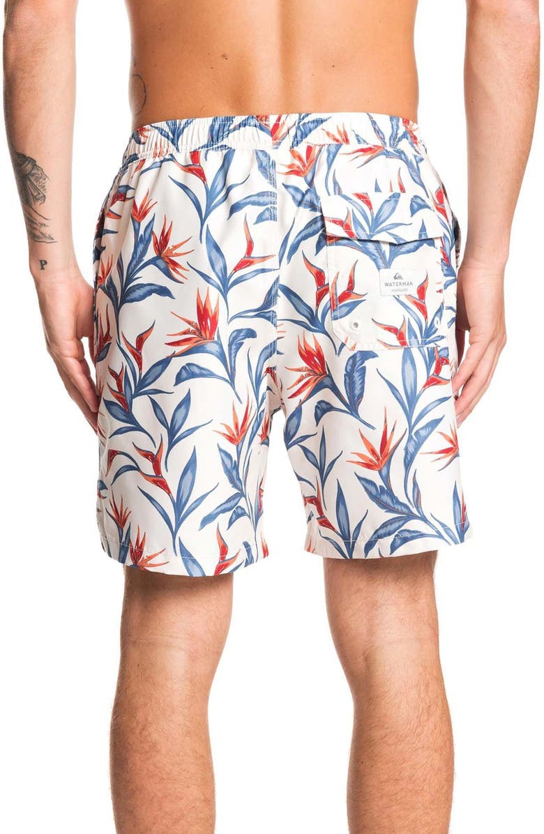 Quiksilver Maze Day Volley Swim Trunks, Alternate, color, 
