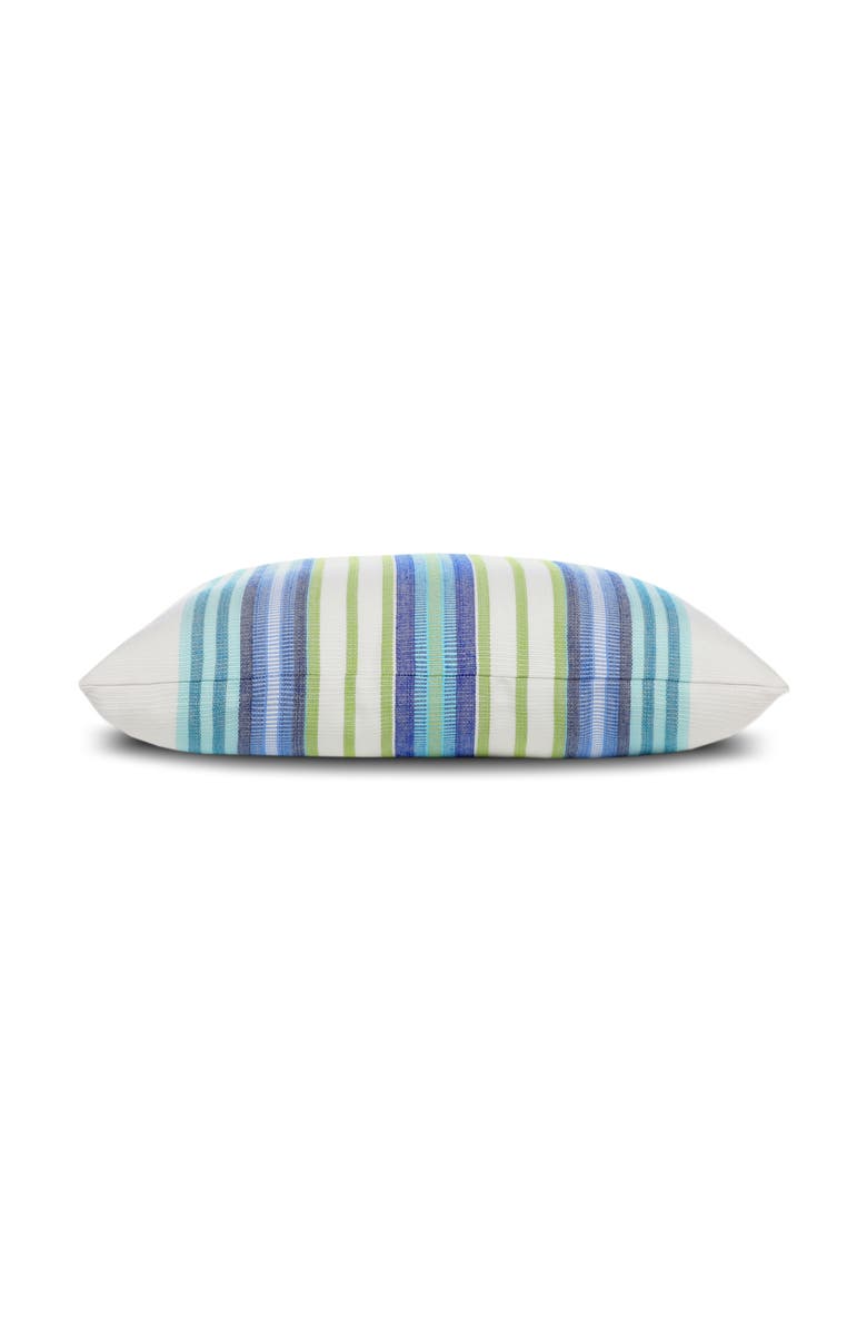 Elaine Smith Summer Stripe Indoor & Outdoor Woven Accent Pillow, Alternate, color, Summer