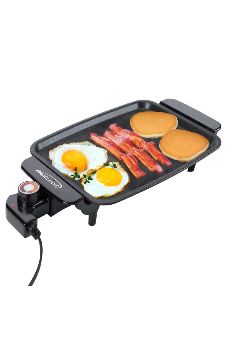 Brentwood Electric Griddle, Alternate, color, Black