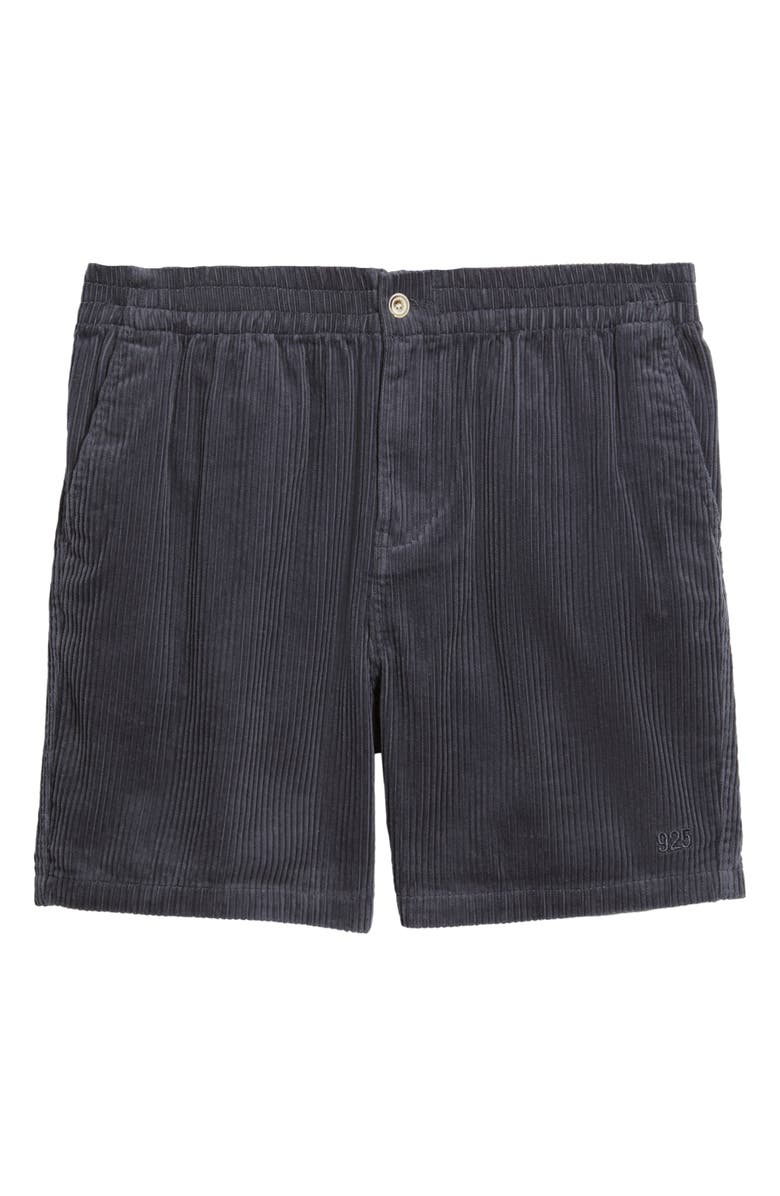 925 Originals Capitan Corduroy Beach Shorts, Alternate, color, Dark Charcoal