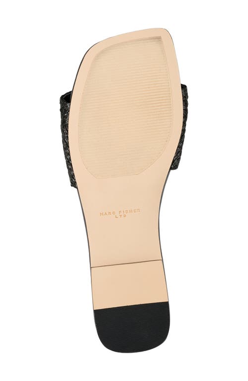 Marc Fisher Ltd Murphy Slide Sandal In Black