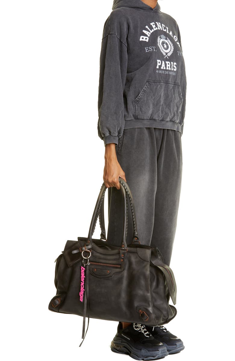 Balenciaga Neo Classic City Aged Leather Top Handle Bag, Alternate, color,