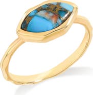 YS GEMS Marquis Stone Ring