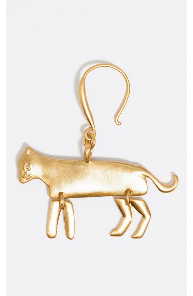 Bimba y Lola Metal Motif Hook Earrings, Alternate, color,