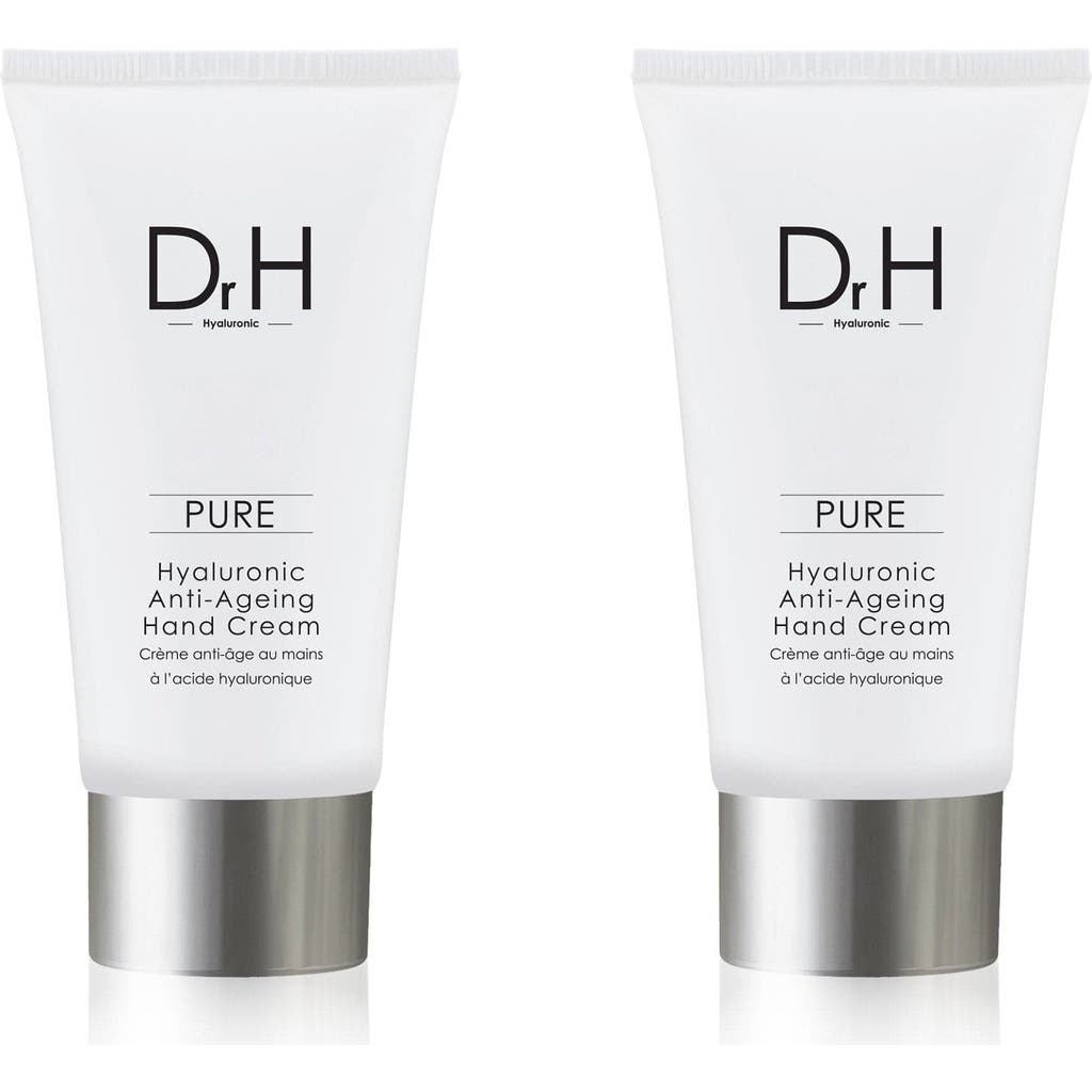 Dr. H Dr H Hyaluronic Acid Hand Cream 50ml X 2 Duo Set In White