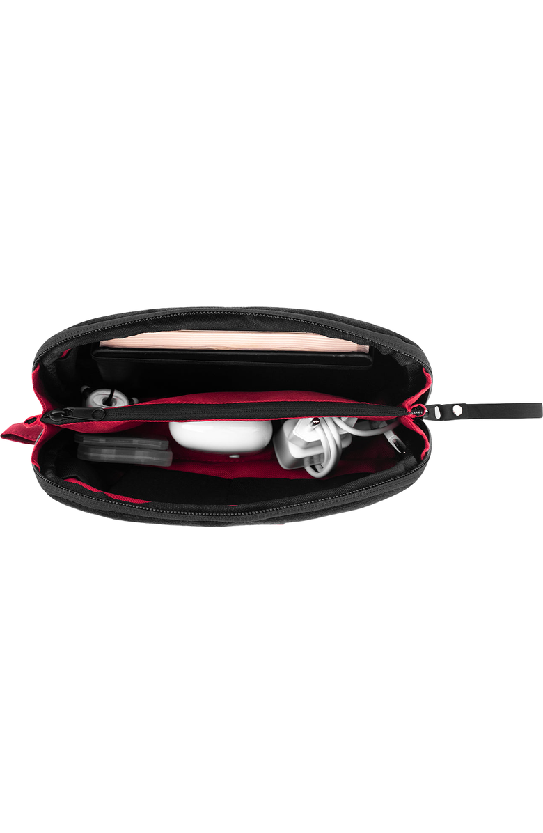 8000Kicks Accessory & Tech Pouch, Alternate, color, Black Hemp