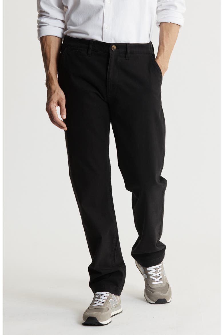 Classic Straight Leg Pants, Main, color, BLACK