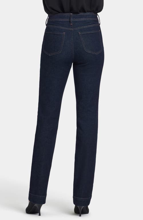 Nydj Marilyn High Waist Straight Leg Jeans In Blue