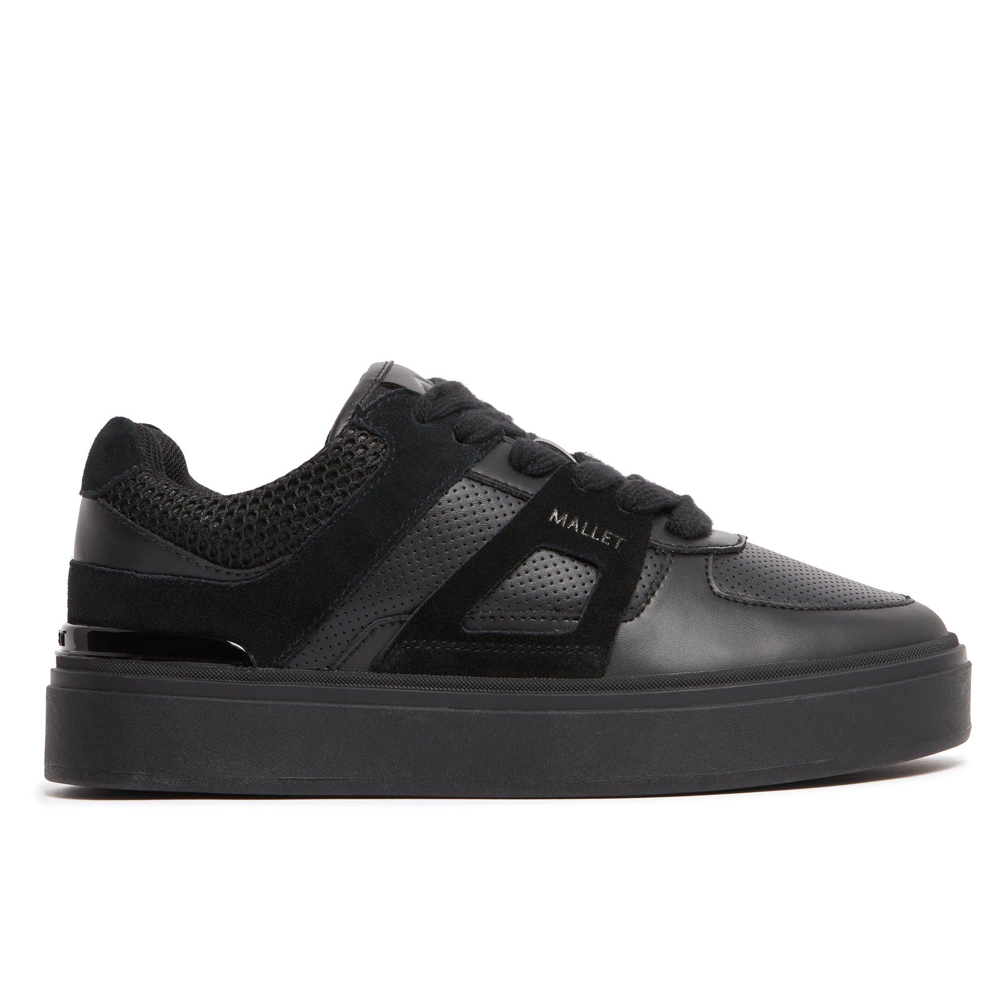 MALLET Fenchurch Skate-Style Sneakers, Main, color, Black