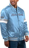 STARTER Men's Starter  Light Blue Kevin Harvick Home Game Full-Snap Varsity Jacket