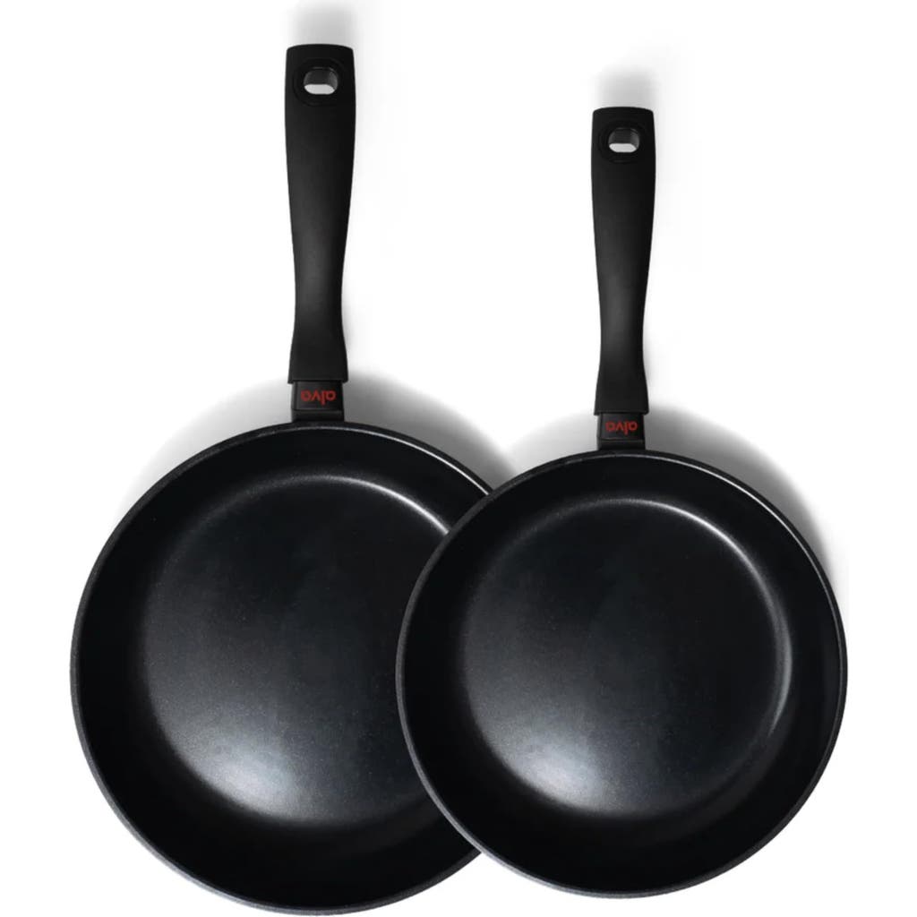 Alva Energy 8" & 11" Ceramic Nonstick Frying Pan Set in Black  product