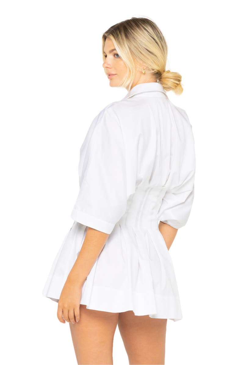 JBQ Teagan Dress in Poplin, Alternate, color, White