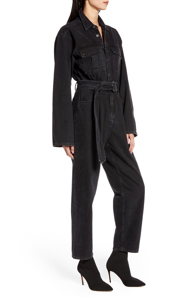 AGOLDE Tatum Cotton Denim Jumpsuit, Alternate, color, 