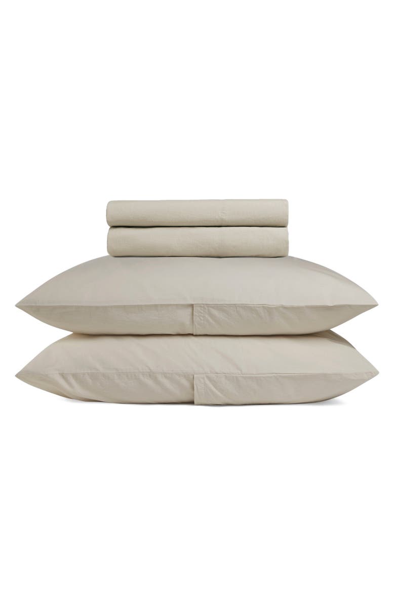 Parachute Brushed Cotton Sheet Set, Main, color, Latte