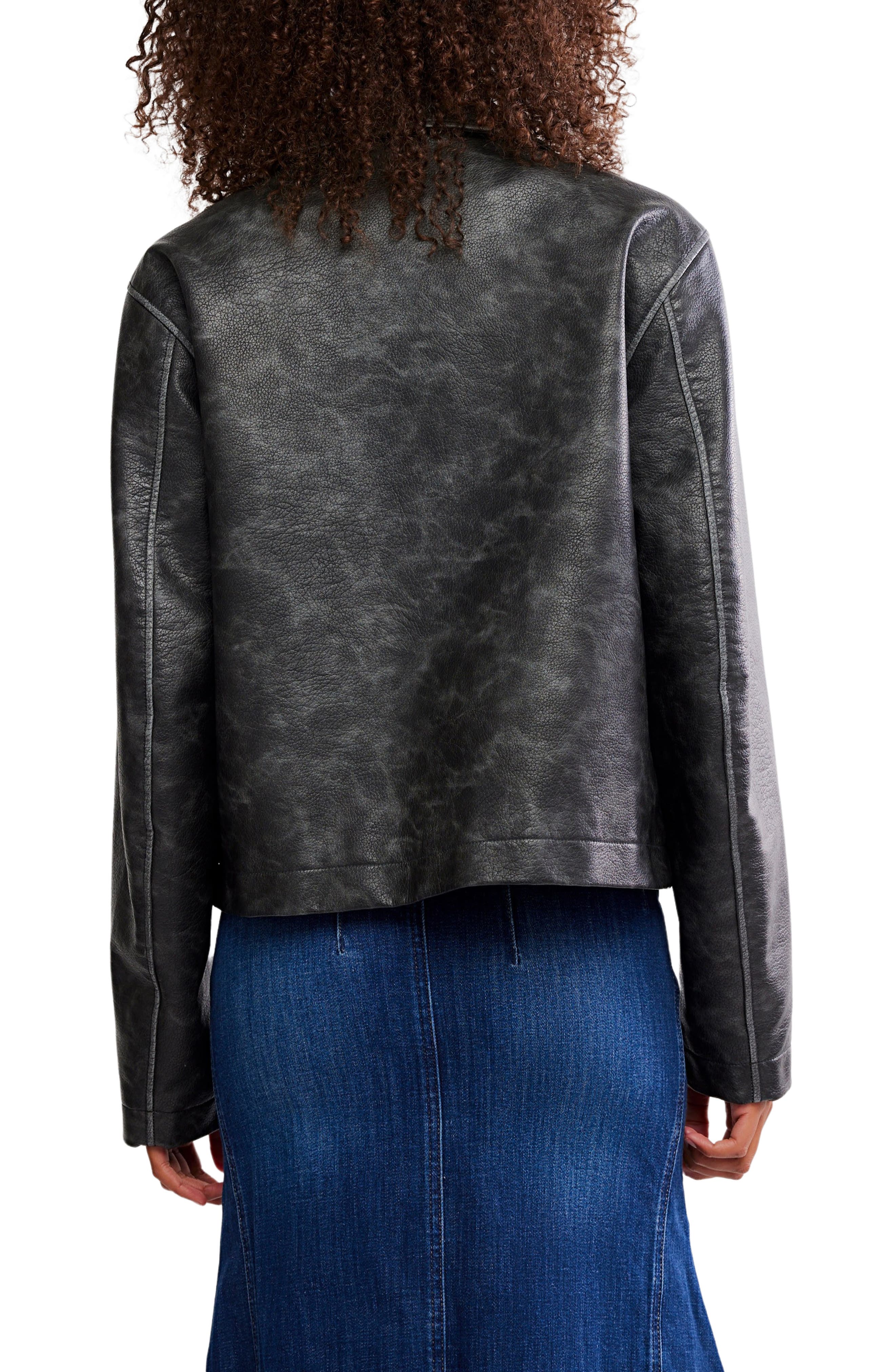 Hera Faux Leather Jacket - image 2