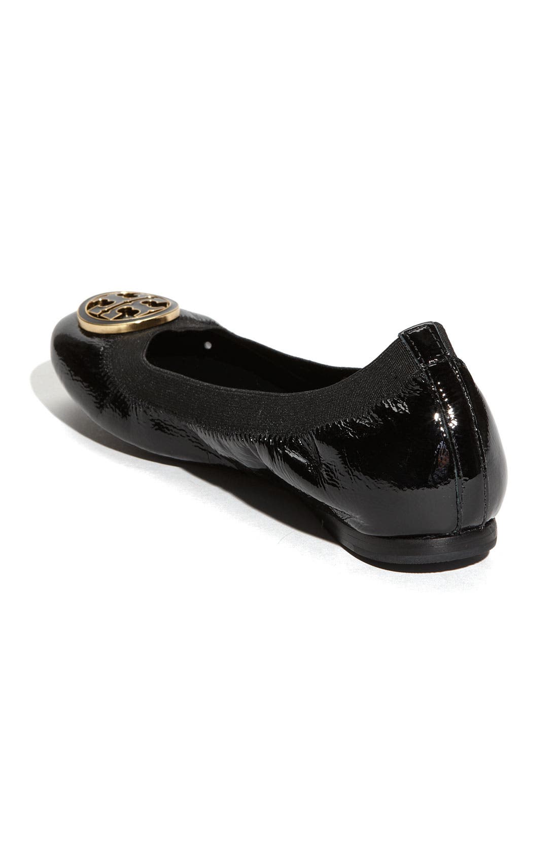 'Caroline' Ballerina Flat, Alternate, color, BLACK PATENT