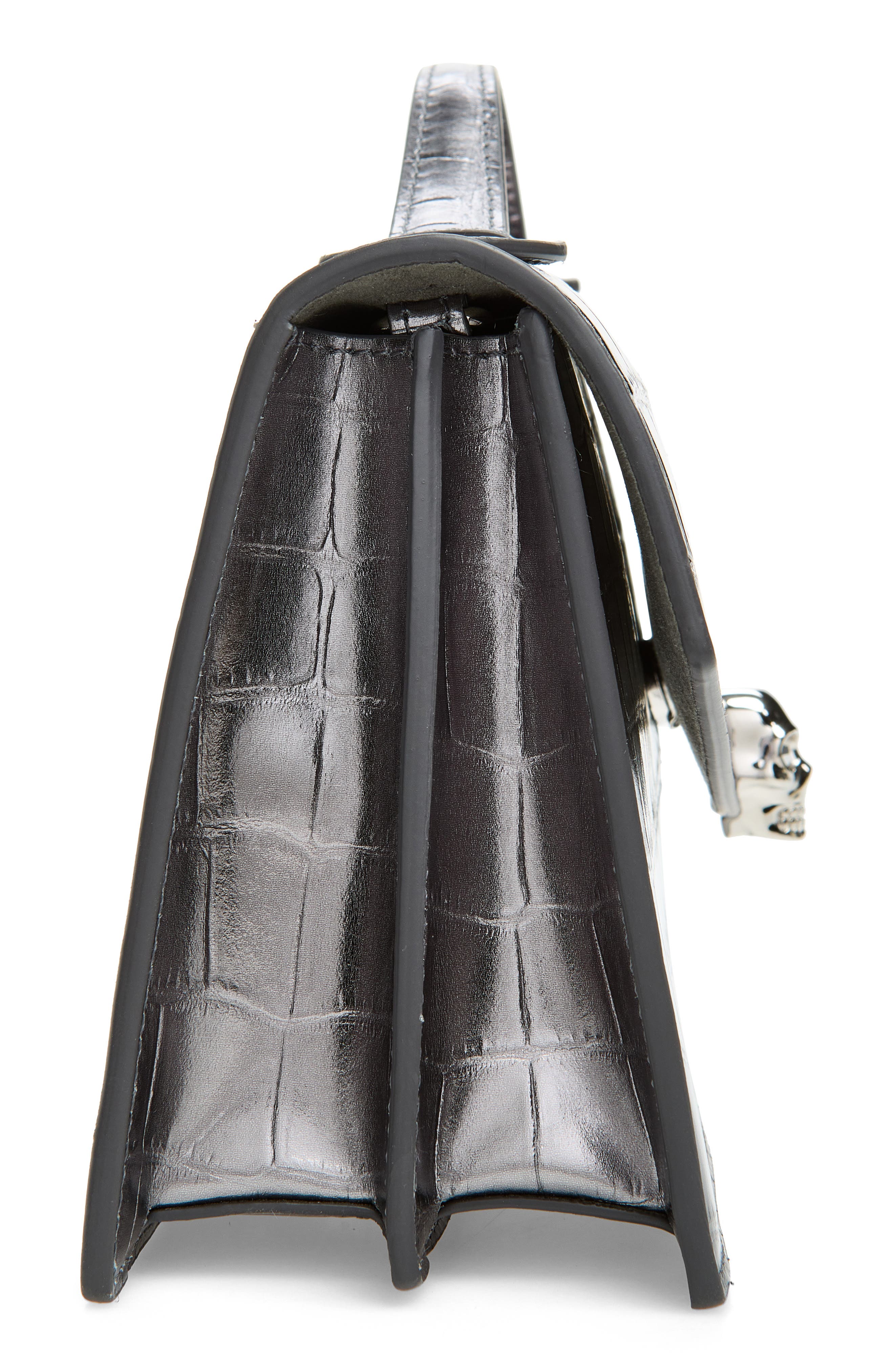 Skull Top Handle Bag, Alternate, color, CLOUD