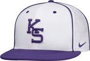 Nike Men's Nike White Kansas State Wildcats 2025 On-Field True Performance Baseball Fitted Hat