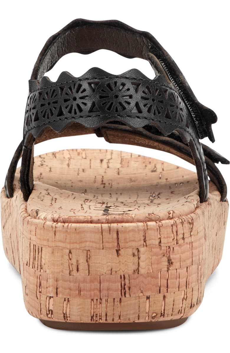 Earth<sup>®</sup> Slata Ankle Strap Platform Sandal, Alternate, color, Black