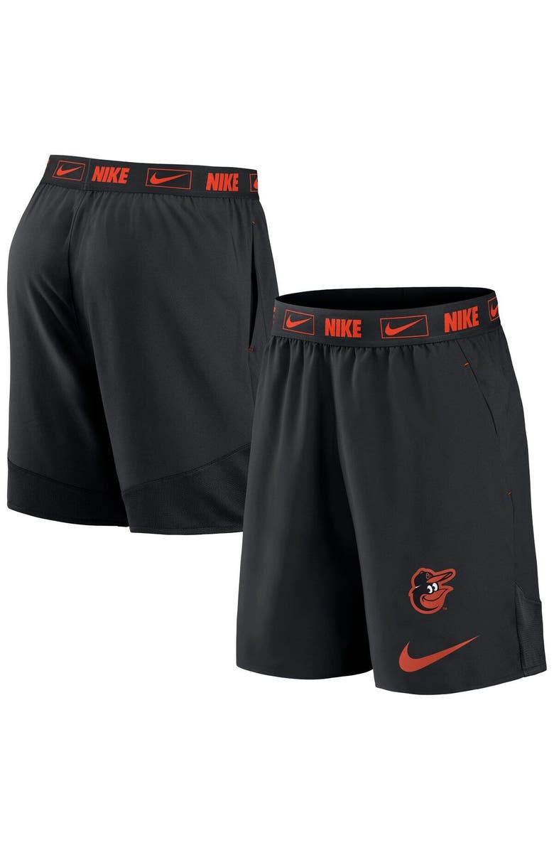 Nike Men's Nike Black Baltimore Orioles Primetime Logo Performance Shorts, Main, color,